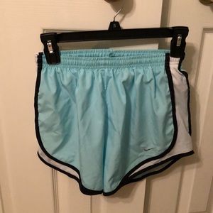 Light blue nike shorts